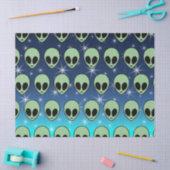 Green Alien Tissuepapier (Craft)