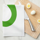 Green Alpheart Theedoek (Quarter Fold)