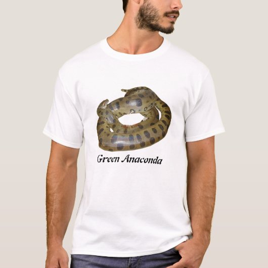 Green Anaconda Basic T-Shirt (Voorkant)