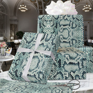Green Anaconda Exotic Snakeskin Cadeaupapier