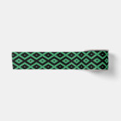 Green and black diamond pattern lint (Voorkant)
