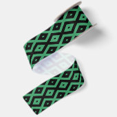 Green and black diamond pattern lint (Achterkant)