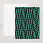 Green and Black Sayagata Pattern (Voorkant / Achterkant)