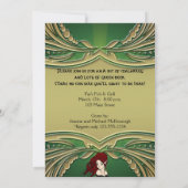 Green and Gold St. Patrick Party Invitation (Dos)