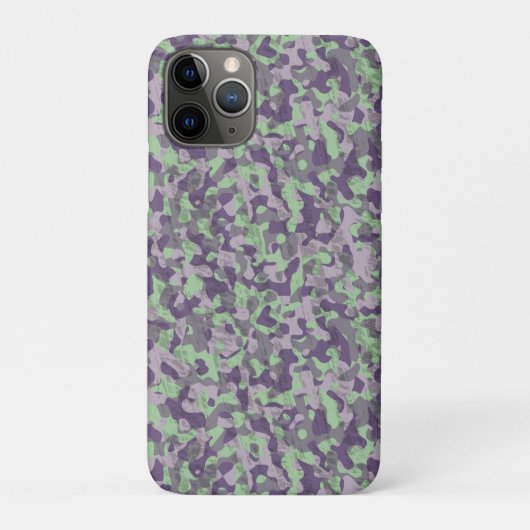 green and purple camo abstract Case-Mate iPhone case (Achterkant)