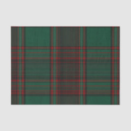 Green and Red Plaid Holiday Tissue Paper Tissuepapier