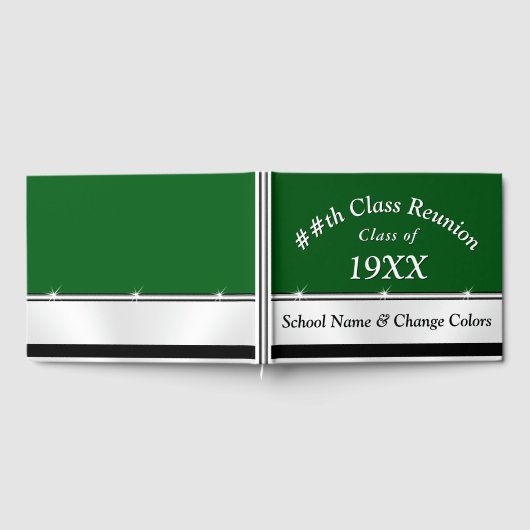 Green and White Class gastenboek (Volledig)