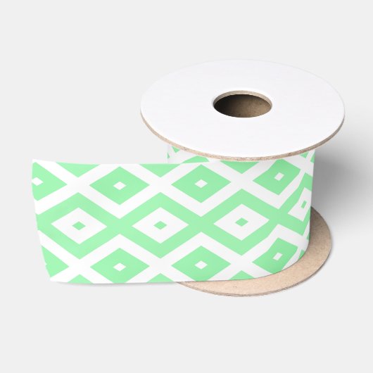 Green and white diamond pattern lint (Spoel)