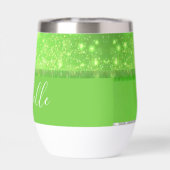 Green and white glitter (Arrière)