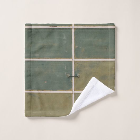 Green and yellow drawer (Gant de toilette)
