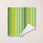 Green and Yellow Stripes (Gant de toilette)