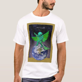 Green Angel Peace on Earth t-shirt