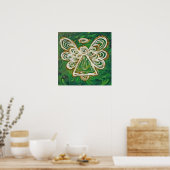 Green Angel Poster Print (Keuken)