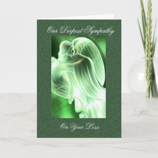 Green Angel Sympathie Kaart (Voorkant)