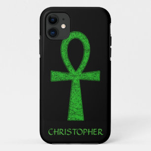 Green Ankh iPhone 5 Hoesje