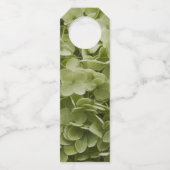 Green Annabelle Hydrangea Flowers Wedding Flessenhanger (Achterkant)