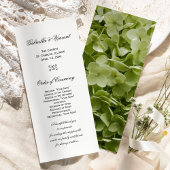 Green Annabelle Hydrangea Programme de mariage de 