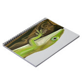 Green Anole Lizard Notitieboek (Linkerzijde)
