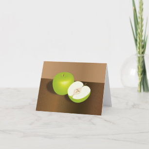 Green Apple-and-a-Half stilstaand leven Kaart