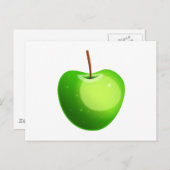 Green Apple Briefkaart (Voorkant / Achterkant)