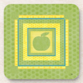 Green Apple Drankjes Onderzetter (Voorkant)