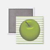 Green Apple Magnet Magneet (Voorkant / Achterkant)