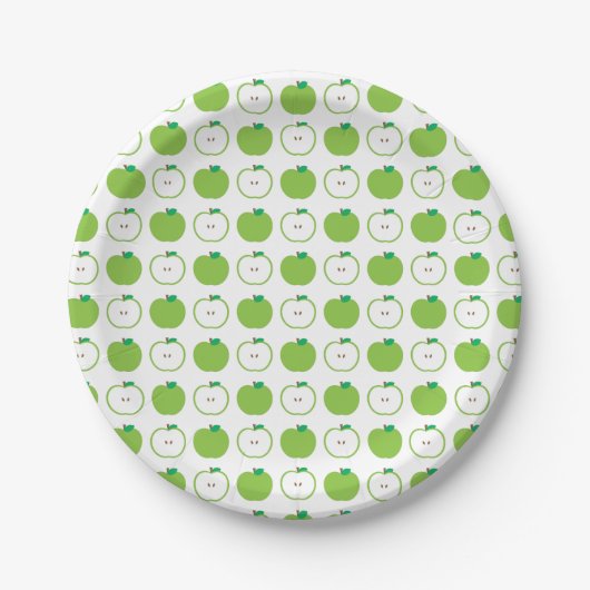 Green Apple Pattern Paper Bord (Voorkant)