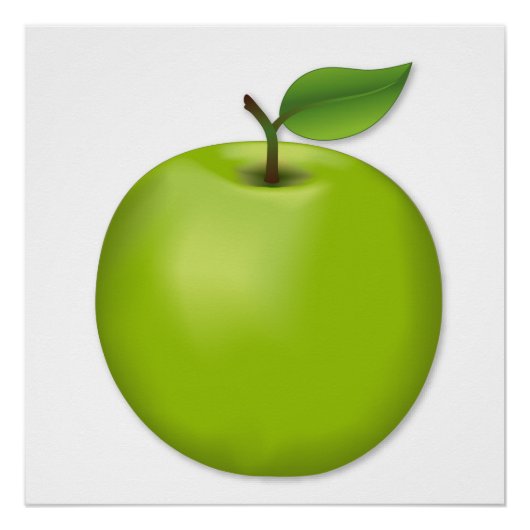 Green Apple Perfect Poster (Voorkant)
