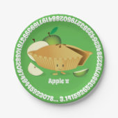Green Apple Pi Day | Papieren Bord (Voorkant)