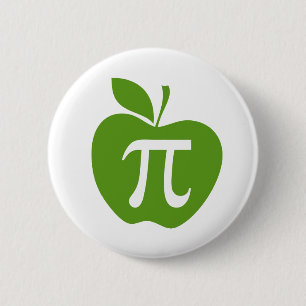 Green Apple Pi Ronde Button 5,7 Cm