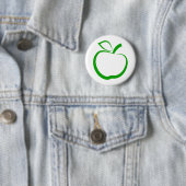 Green Apple Ronde Button 5,7 Cm (In situ)