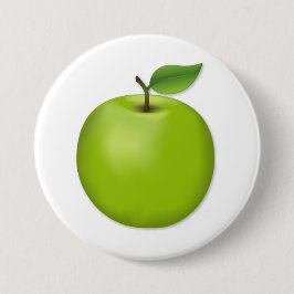 Green Apple Ronde Button 7,6 Cm