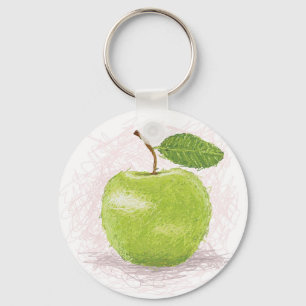 green apple sleutelhanger