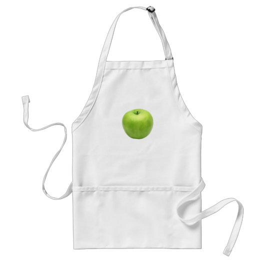Green Apple Standaard Schort (Voorkant)