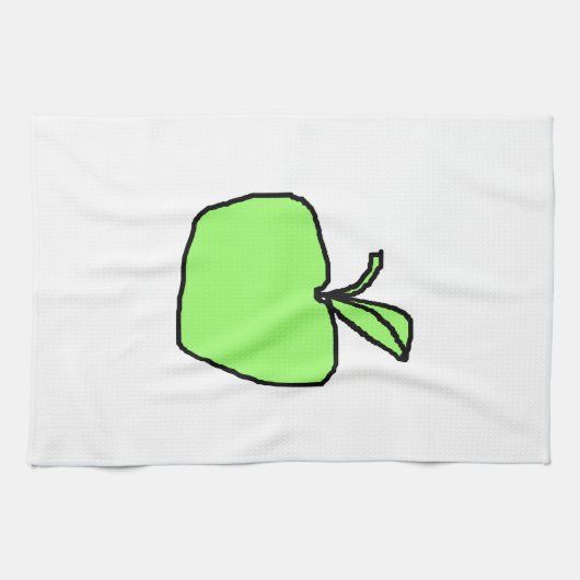 Green Apple. Theedoek (Horizontaal)