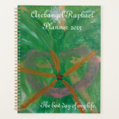 green archangel Raphael planner (Voorkant)