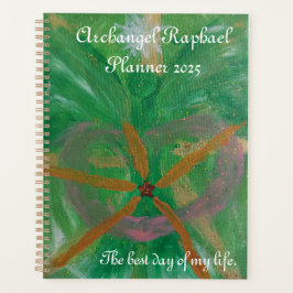 green archangel Raphael planner