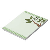 Green Argyle Love Owl Notitieblok (Gedraaid)