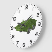 Green Armoured Military Vehicle Grote Klok (Hoek)