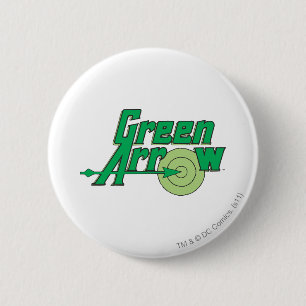 Green Arrow Logo Ronde Button 5,7 Cm