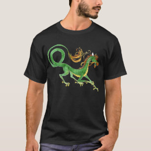 Green Asian Dragon shirt