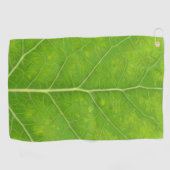 Green Aspen Leaf #11 Golfhanddoek (Horizontaal)