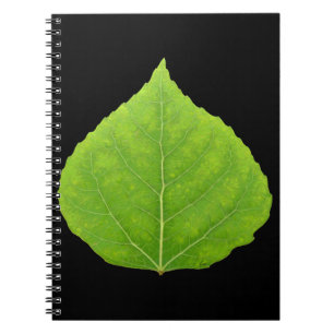 Green Aspen Leaf #11 Notitieboek