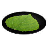 Green Aspen Leaf #11 Snijplank (Hoek)