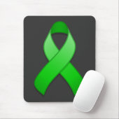 Green Awareness Ribbon Mousepad Muismat (Met muis)