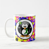 Green Awareness Ribbon Penguin Koffiemok (Links)