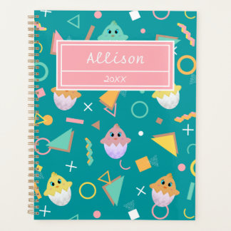Green Baby Chick Planner