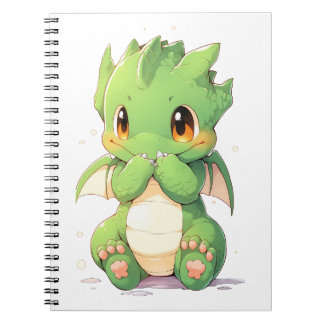 Green Baby Dragon Notitieboek