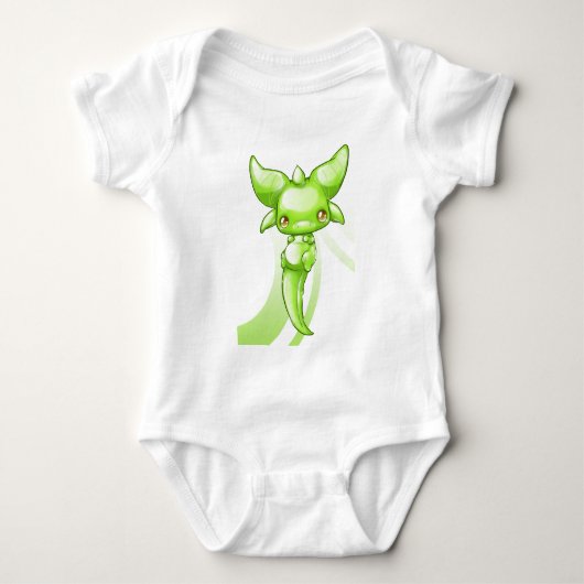 Green Baby Dragon Romper (Voorkant)