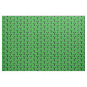 Green Background Cheer Silhouette Stof (Fat Quarter)